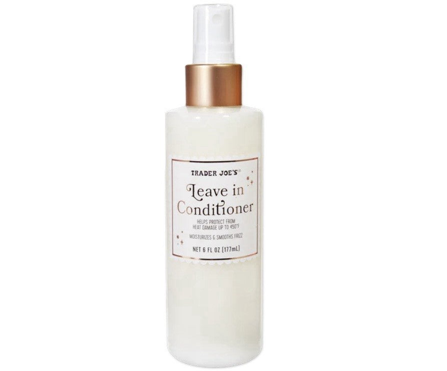 Trader Joe's Leave-In Conditioner with Heat Protection up to 450°F - 6 fl oz (2 Pack)