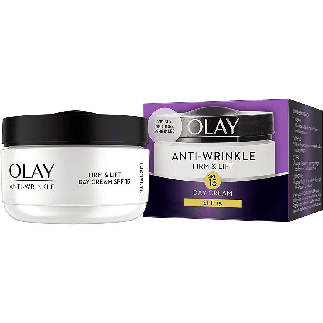 Anti-Aging Moisturizer with SPF 15 - Firm & Lift Day Cream for Wrinkles, 50ml