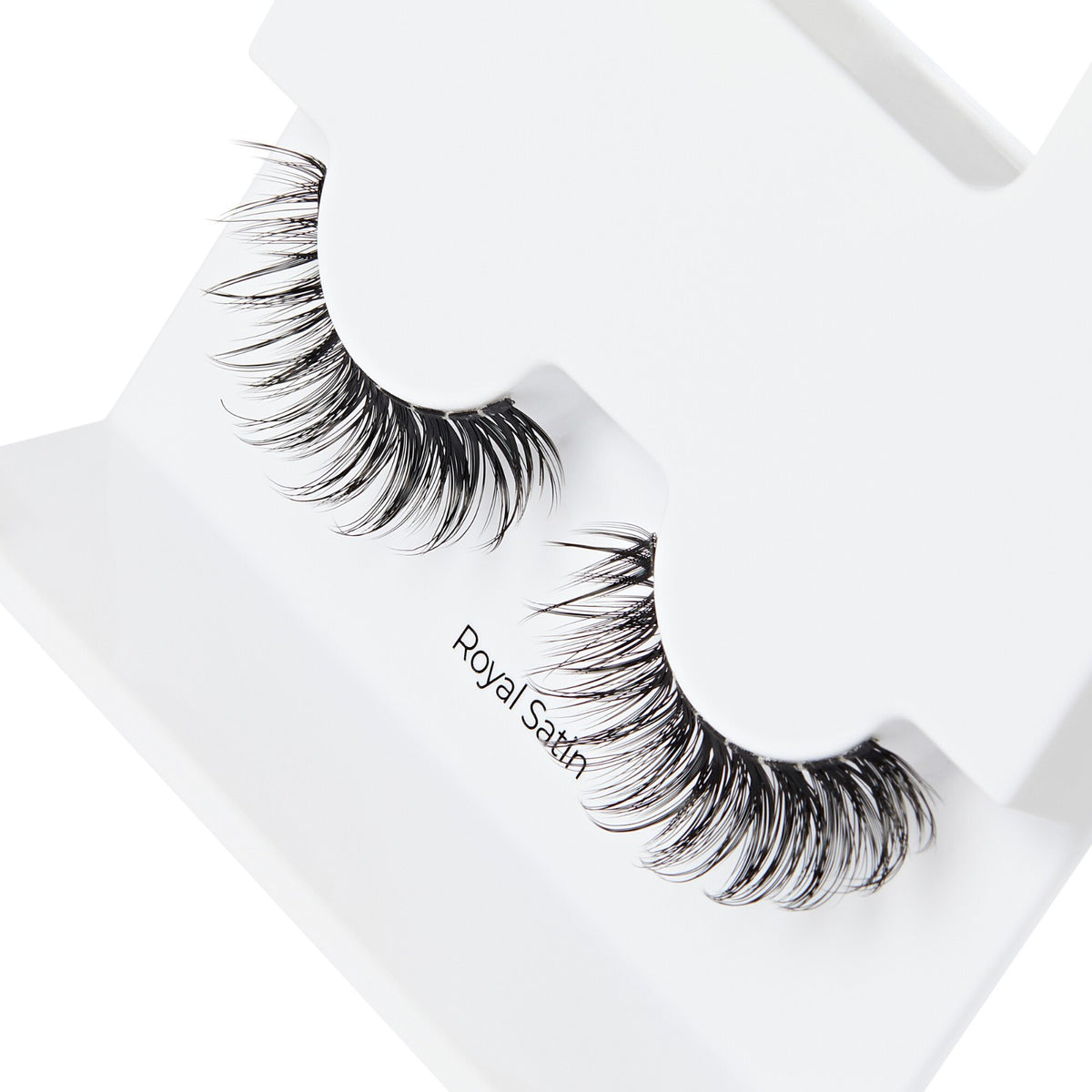 (2 Pack) Kiss Lash Couture Luxtensions Royal Satin False Eyelashes - Reusable, Light & Flexible, Slim Band