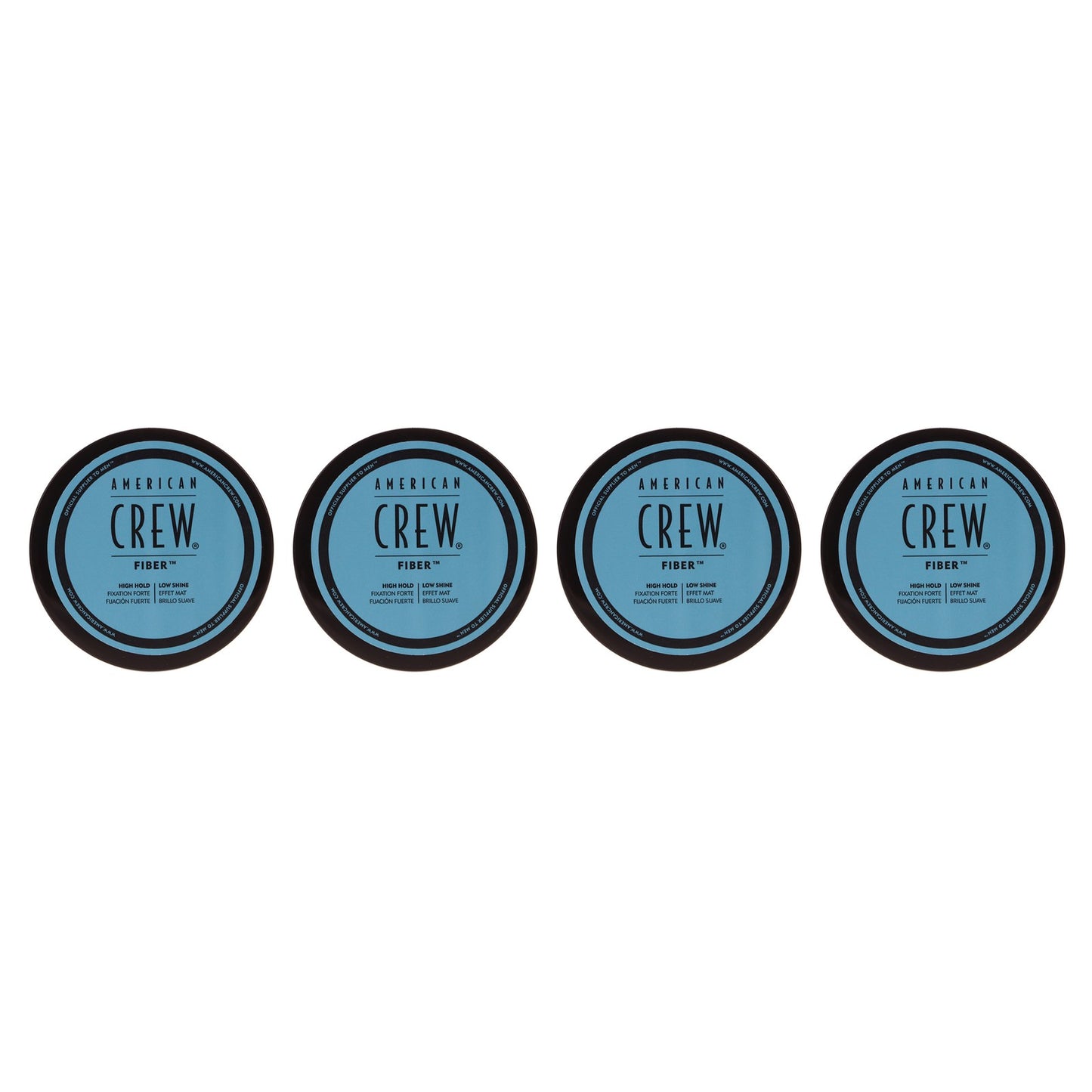 Hair Styling Fiber Pomade for Men - High Hold, Matte Finish, 3 oz, 4 Pack