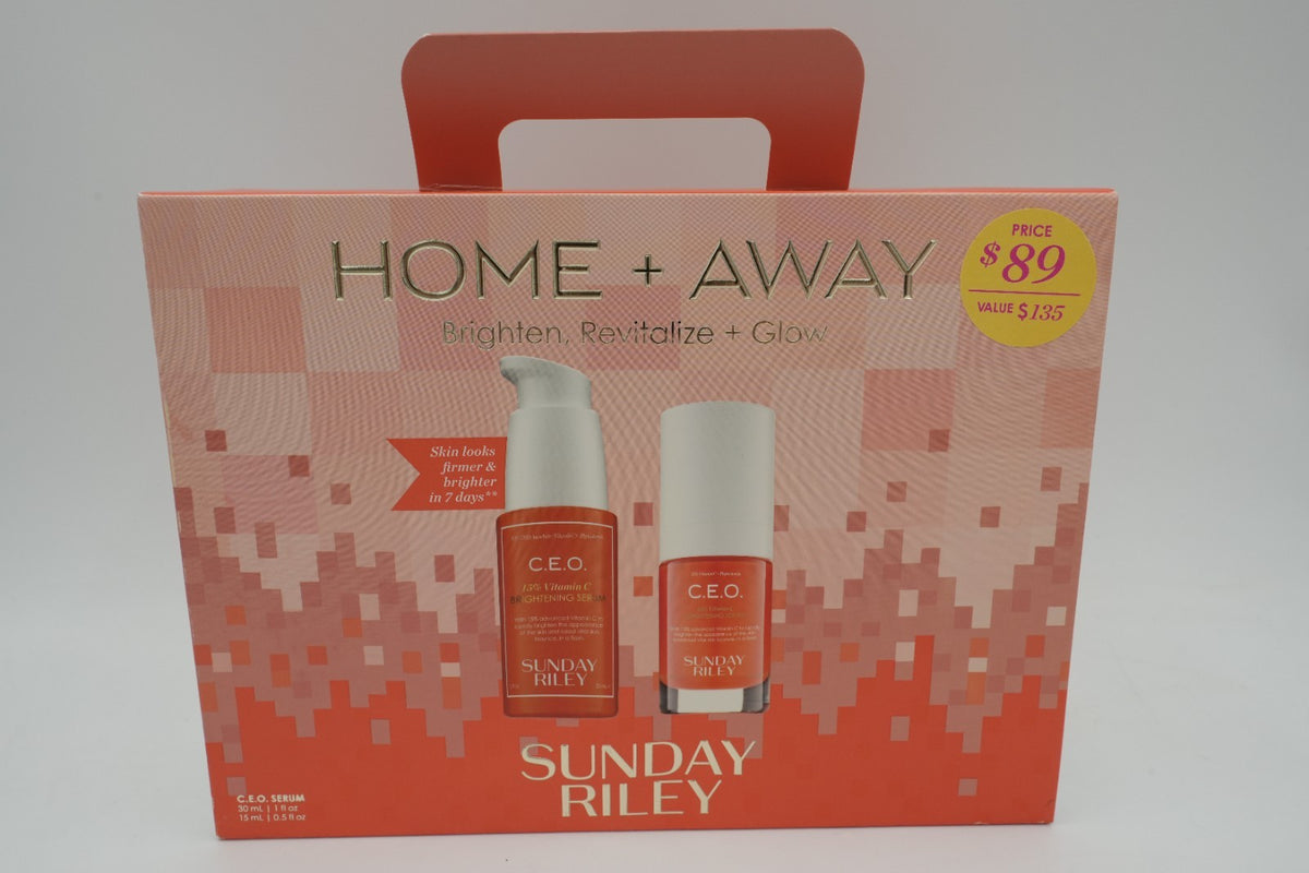 Brightening Vitamin C Serum Set with Travel & Home Sizes - Rejuvenate Skin