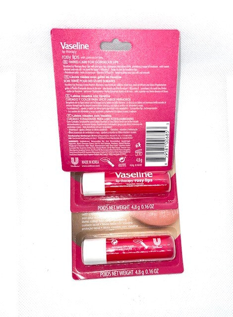 Lip Balm Set - 3 Pack Lip Therapy with Petroleum Jelly for Soft Lips