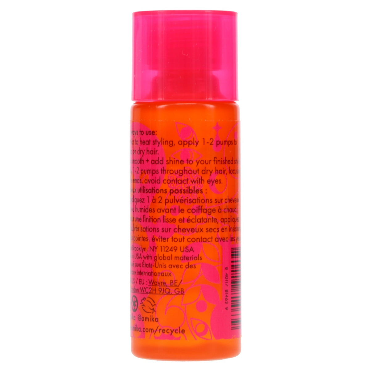 Lightweight Hair Styling Oil - Nourishing Frizz Control 0.67 oz