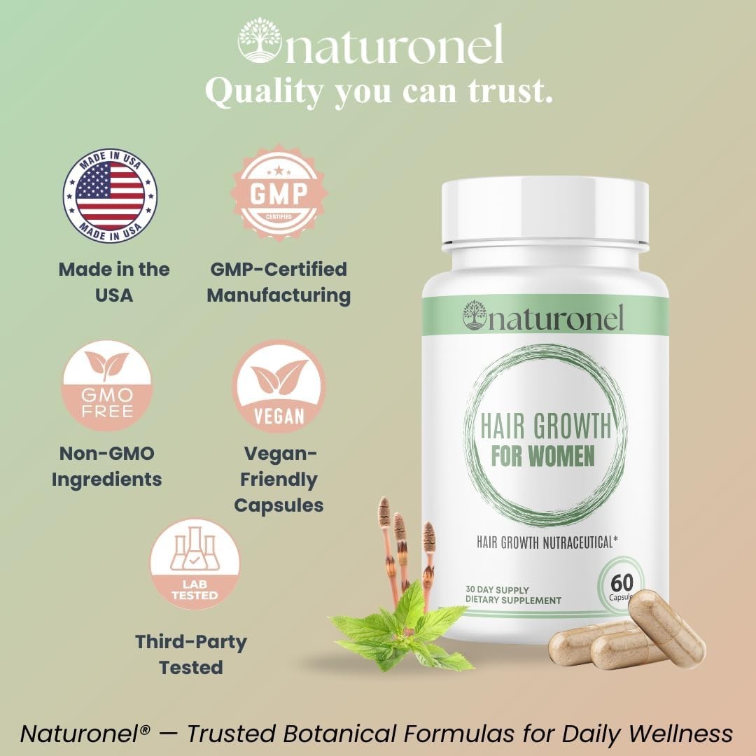 Women's Hair Growth Supplement with Biotin for Stronger Hair & Nails