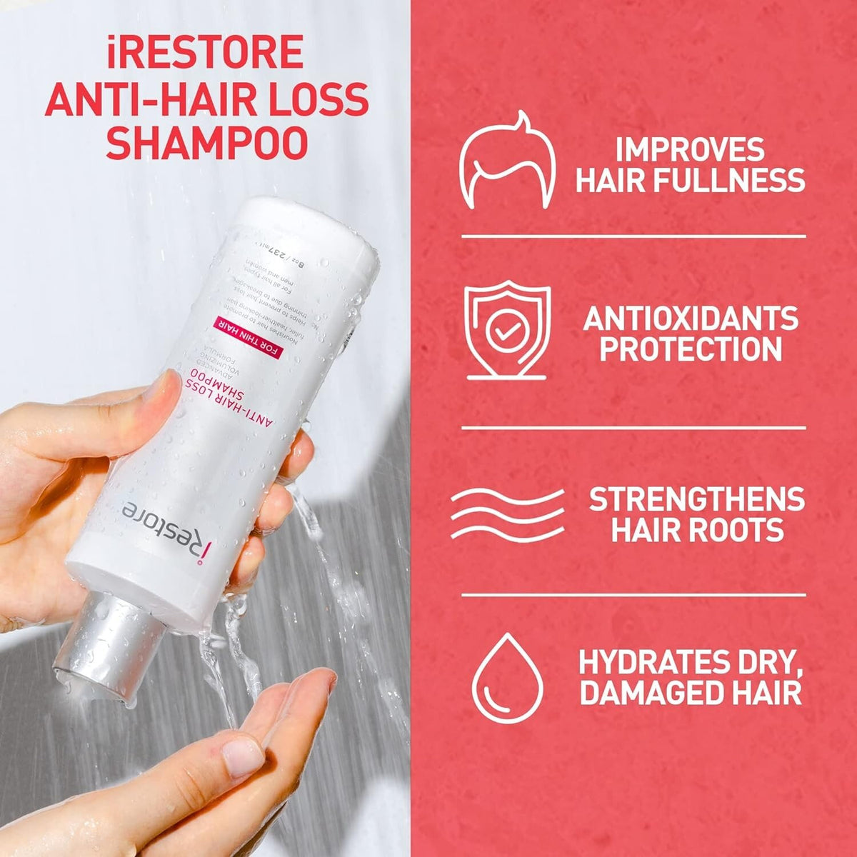Anti-Thinning Shampoo with Biotin for Hair Growth