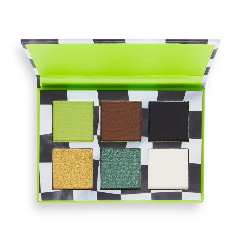 2-Pack Makeup Revolution Power Shadow Palette - Green & Gold Shades, Vegan Cruelty-Free