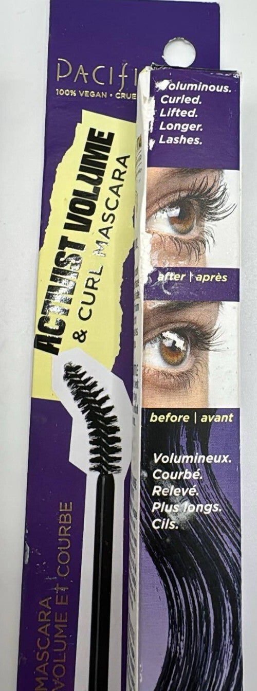 Pacifica Activist Volume & Curl Mascara - Black, 2-Pack, 0.24 Fl Oz Each