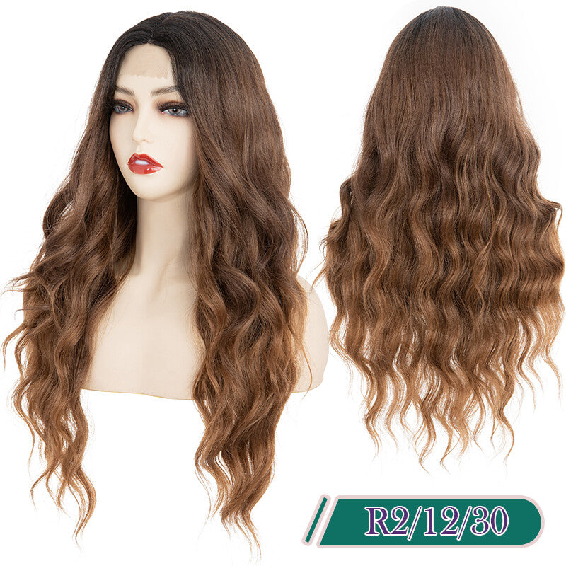 Long Ombre Wigs - Heat Resistant Synthetic Hair, Thick Full Wigs