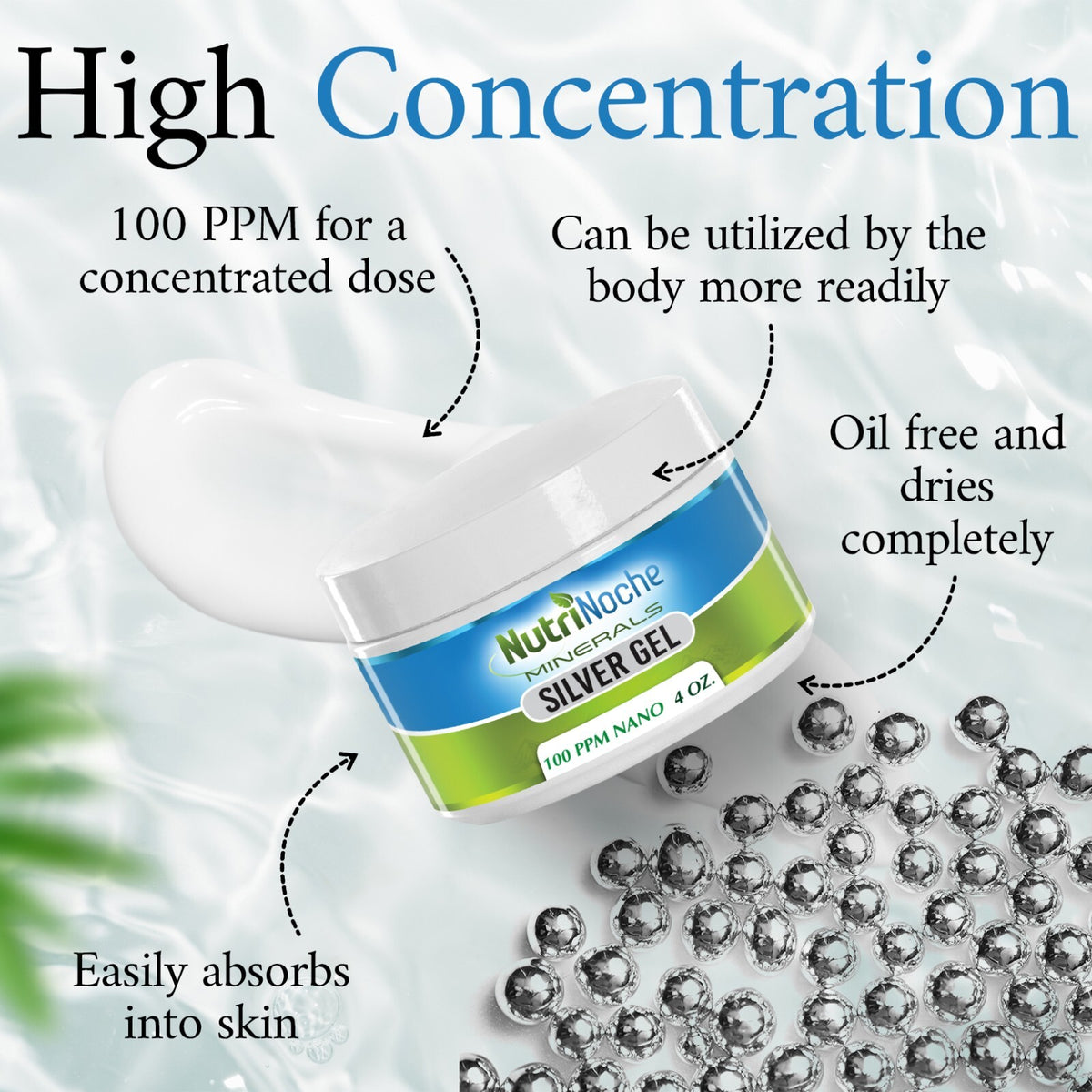 Nano Silver Gel 30 PPM - Advanced Topical Skin Care
