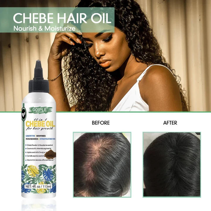 Chebe Oil for Hair Growth - Rosemary Mint Scalp Treatment Duo