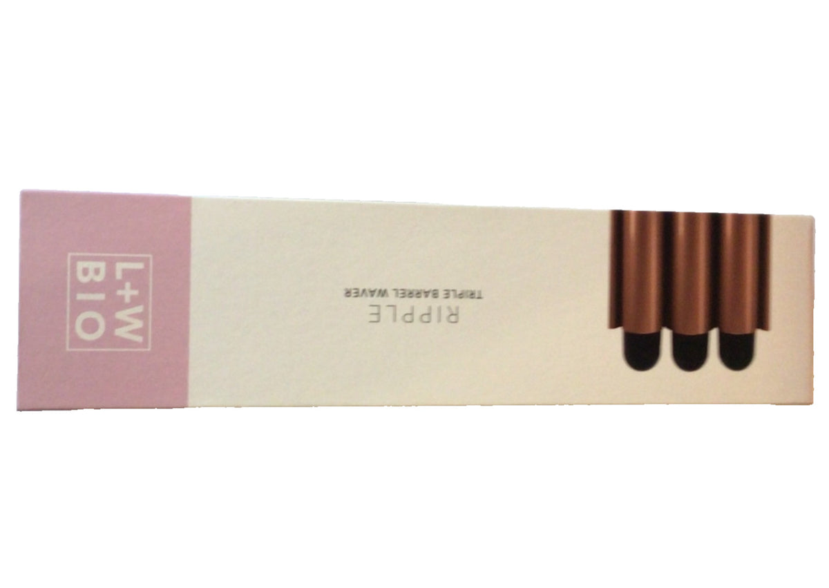 Luxe Willow Triple Barrel Waver Curling Iron 1 Inch Ceramic Barrels