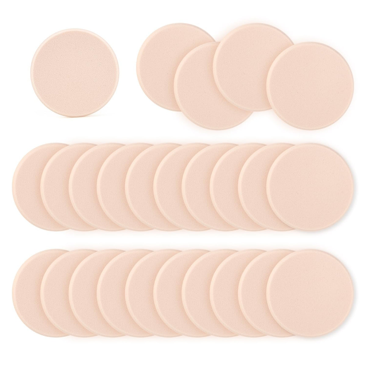 25 Pcs Makeup Sponges - Facial Foundation Blenders for Wet & Dry Use
