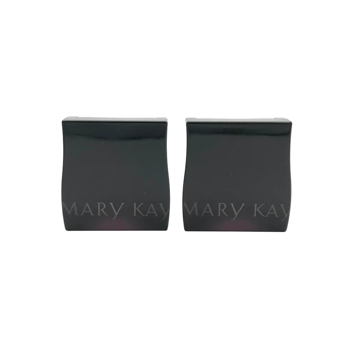 Mini Makeup Compact with Mirror - Unfilled Black Lot of 2 Discontinued