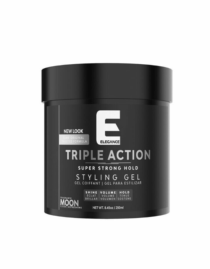 Strong Hold Styling Gel - All Variants 8.45oz Long-Lasting Shine & Volume