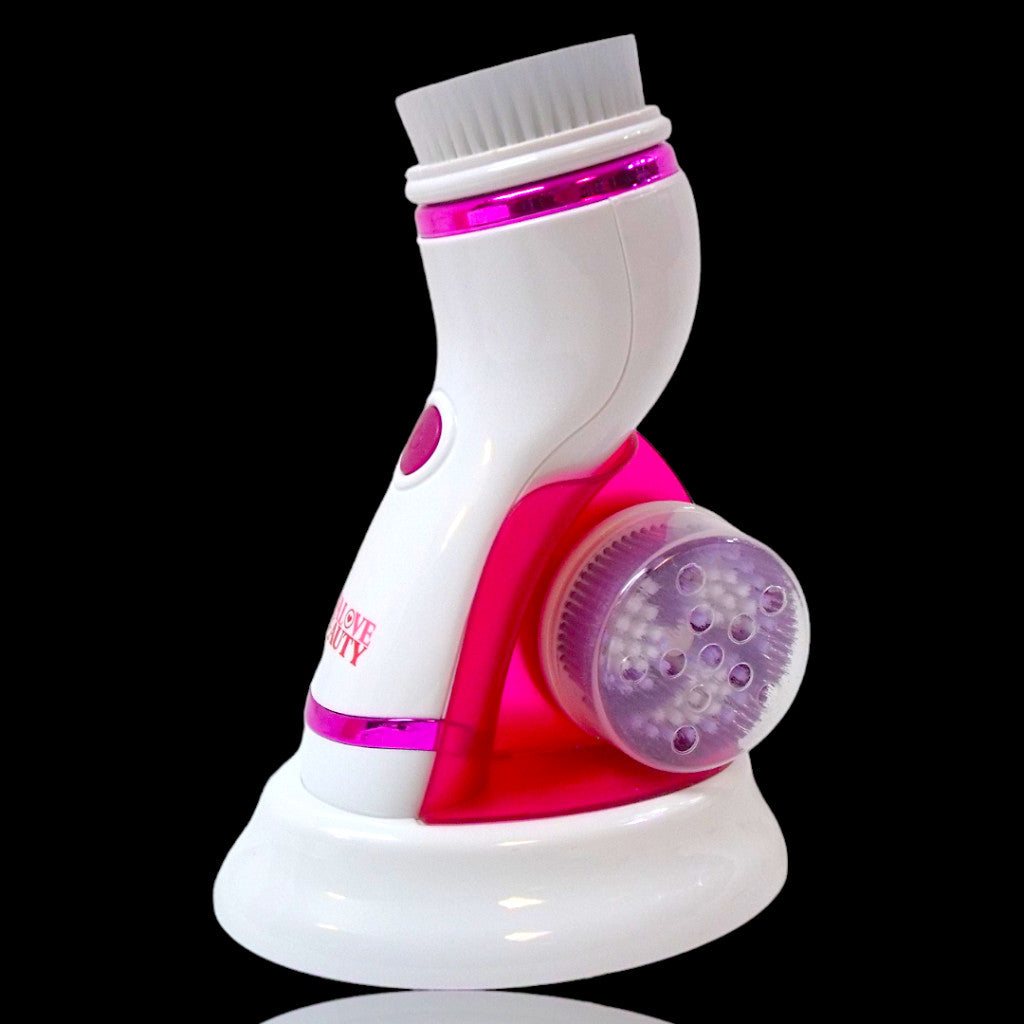4-in-1 Electric "Facial Cleansing Brush Set" Face Body Exfoliating