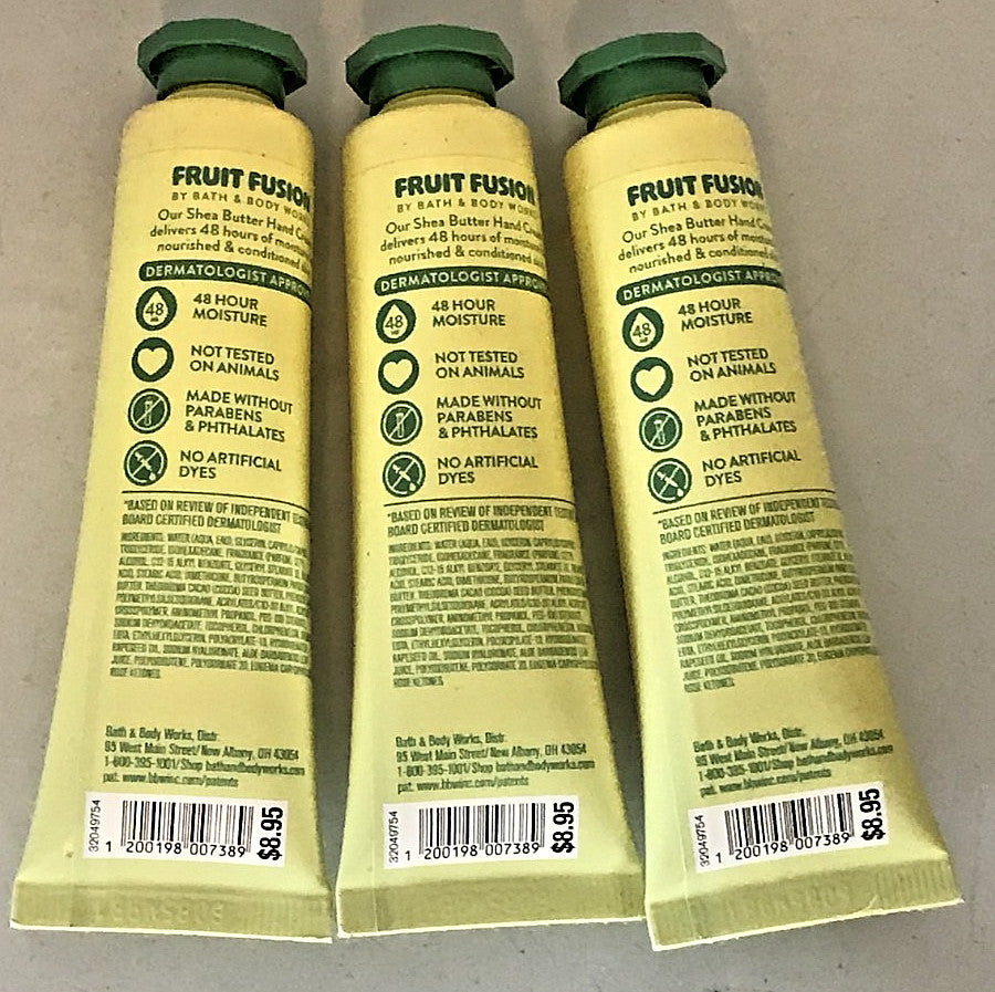 Banana Shea Butter Hand Cream 1 oz - 3 Pack