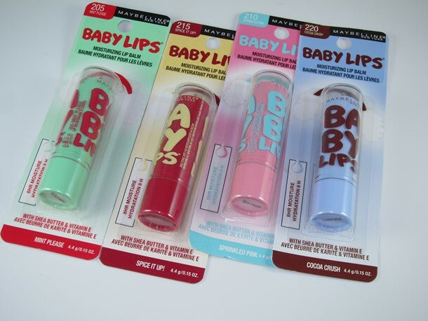 Maybelline Baby Lips Lip Balm Set - Hydrating, Smoother Lips, Multiple Shades