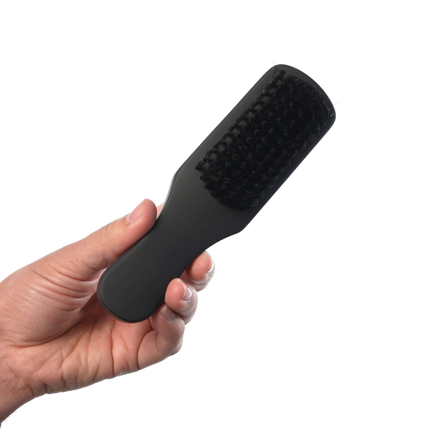 Haircut Detailing Brush for Fades - Black Club Brush for Hair Cutting
