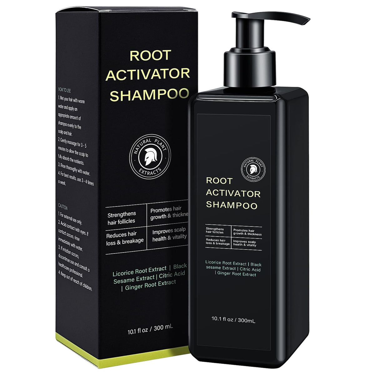 Root Activator Shampoo for Men, Hair Growth Shampoo, Loss, Thinning