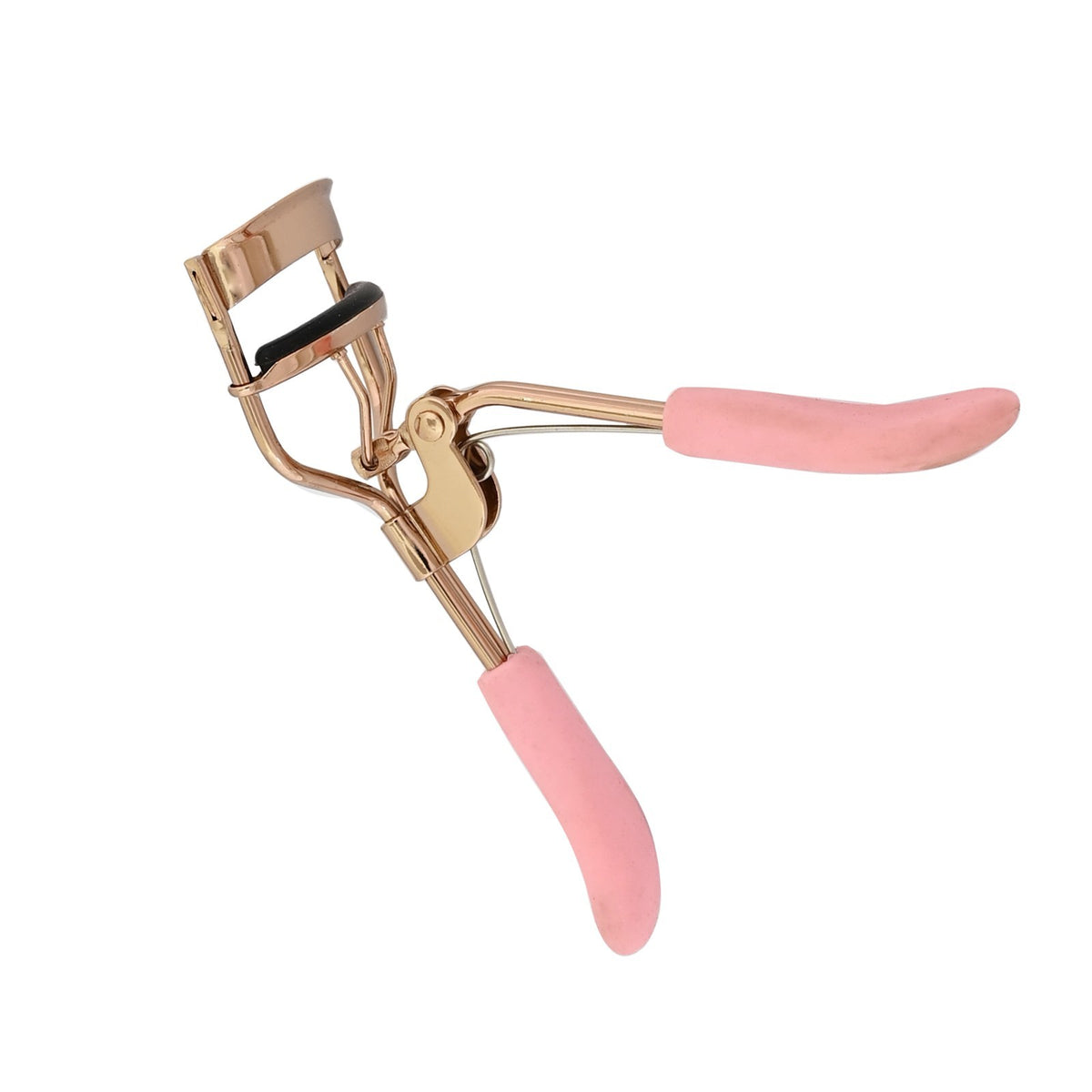 Peach Color Eyelash Curler with Silicone Grip Handle - Makeup Tool BTS-812
