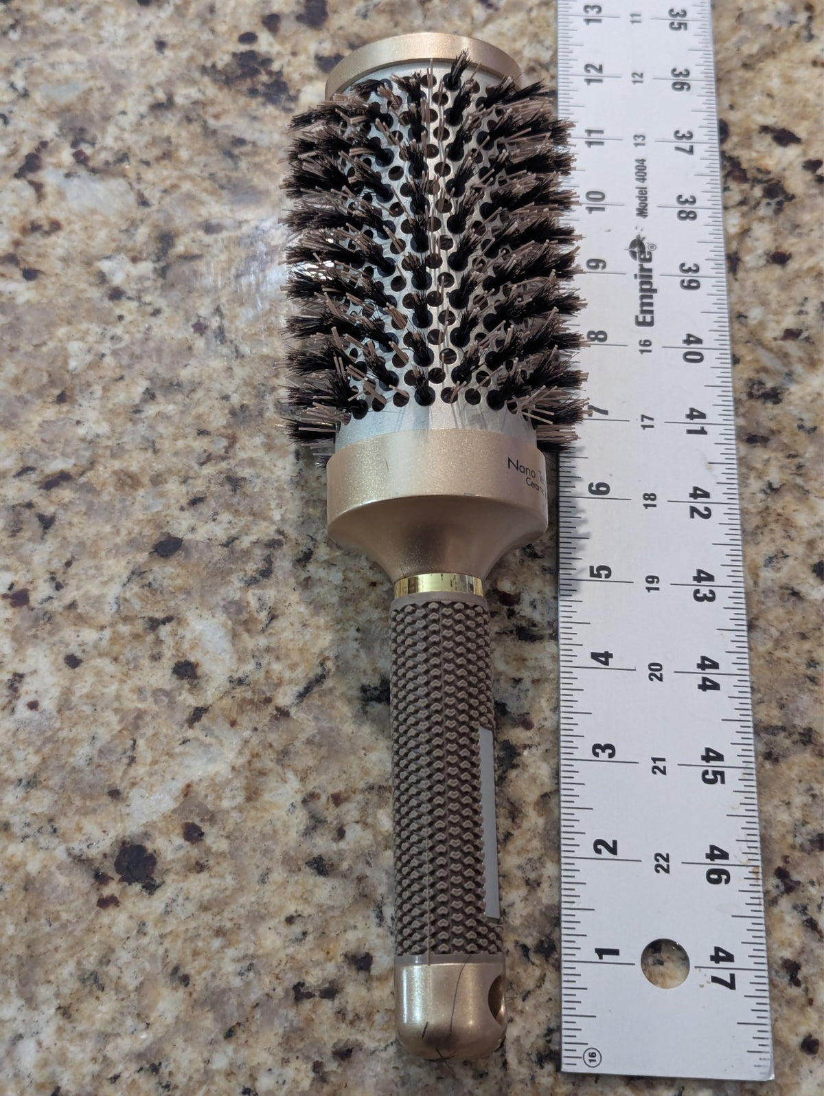 Nano Technology Ceramic Ionic 3-Inch Round Hair Brush for Styling