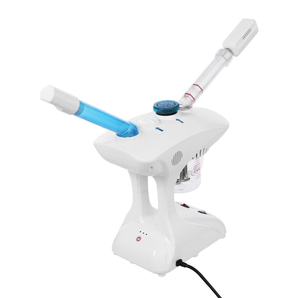 2-in-1 Facial Steamer with 360° Rotating Spray Head & 15.2oz Water Tank
