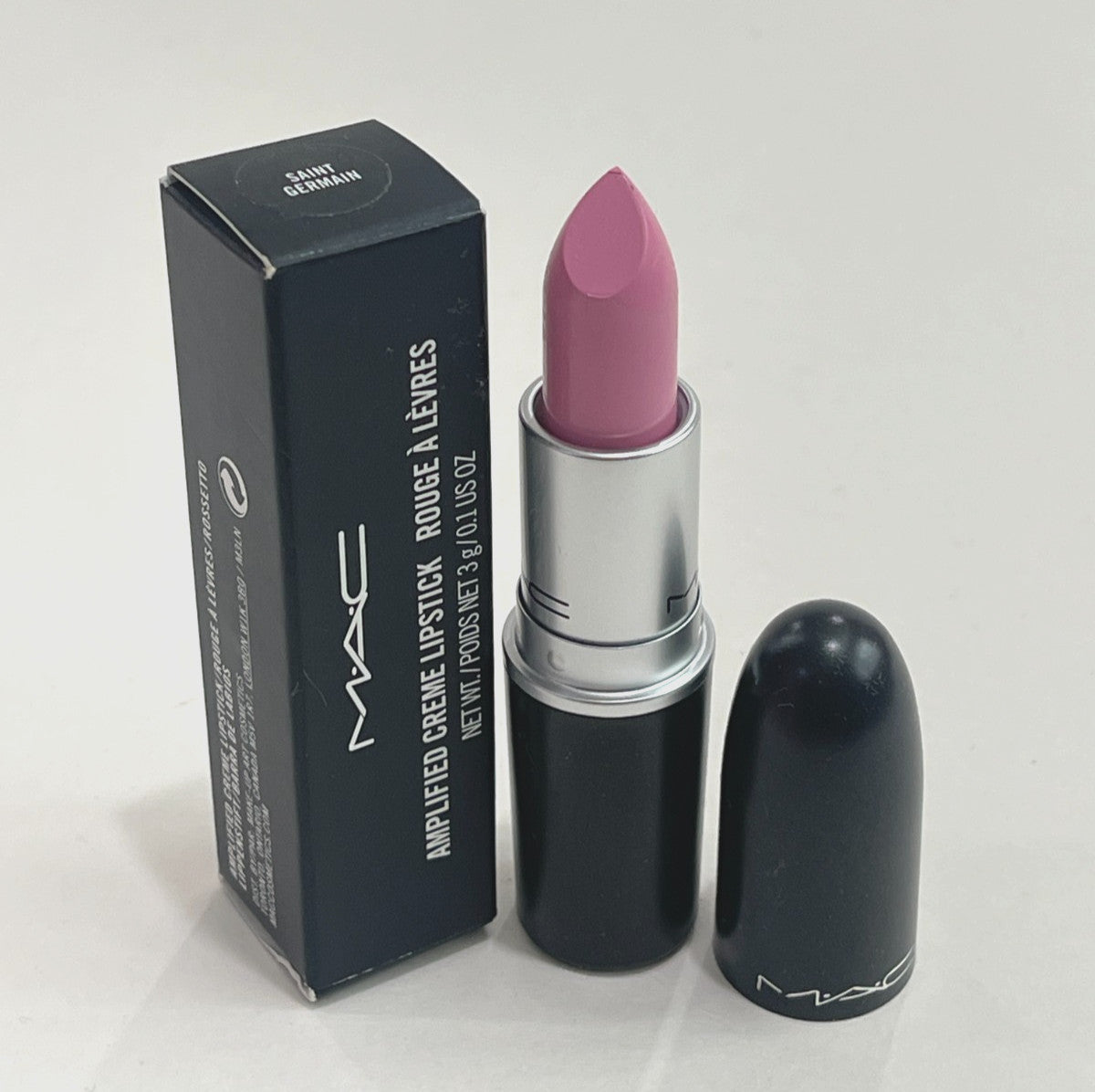 MAC Amplified Creme Lipstick - Saint German - 0.1 oz / 3 g, Moisturizing Lip Color