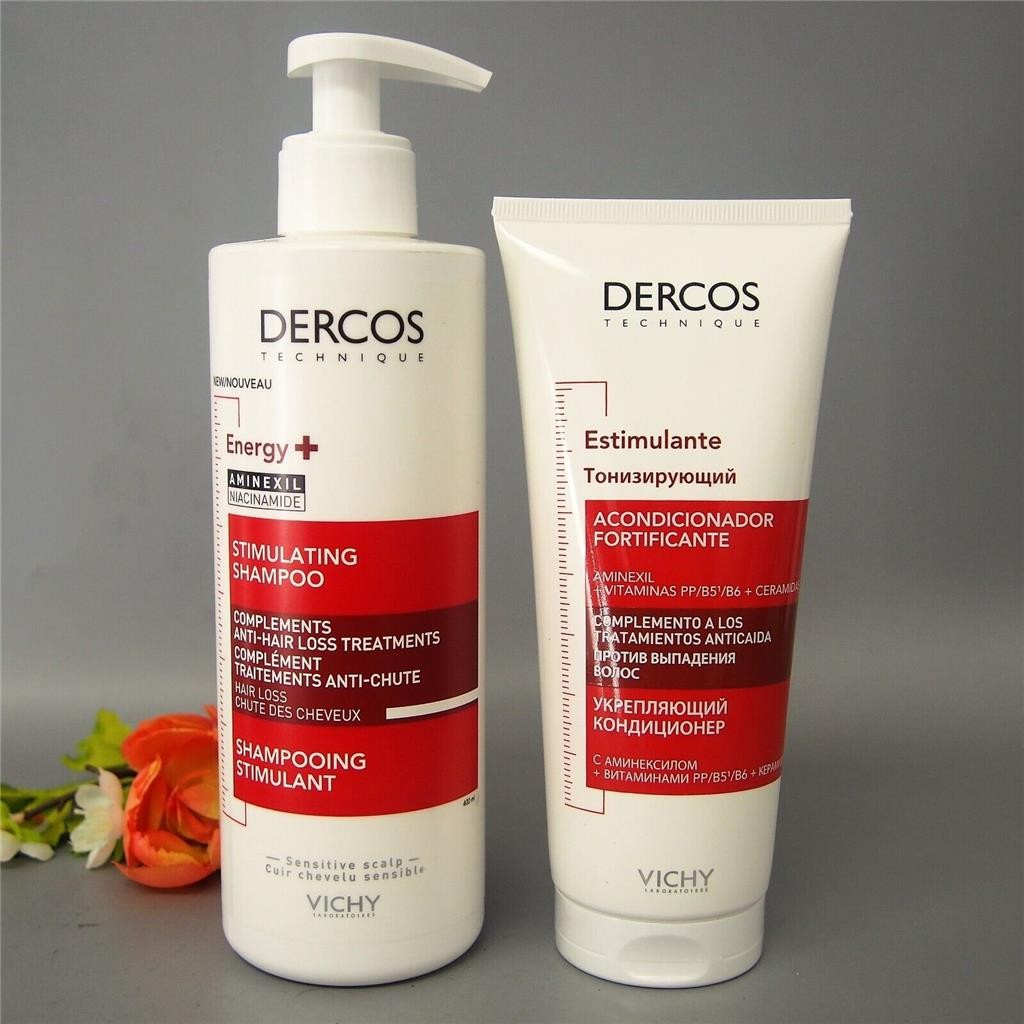 Stimulating Shampoo & Energizing Conditioner Set 400ml / 200ml - Vichy Dercos