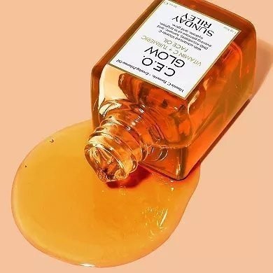 Vitamin C Face Oil with Turmeric & Antioxidants - Brightening Moisturizer, 0.3 fl oz