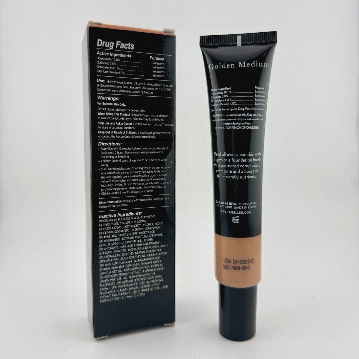 Laura Geller Better Than Block Skincare-Infused Serum Foundation - Golden Medium 1.48oz
