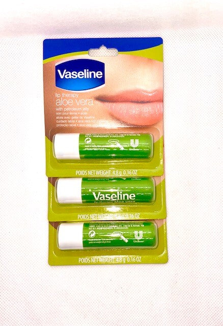 Lip Balm Set - 3 Pack Lip Therapy with Petroleum Jelly for Soft Lips