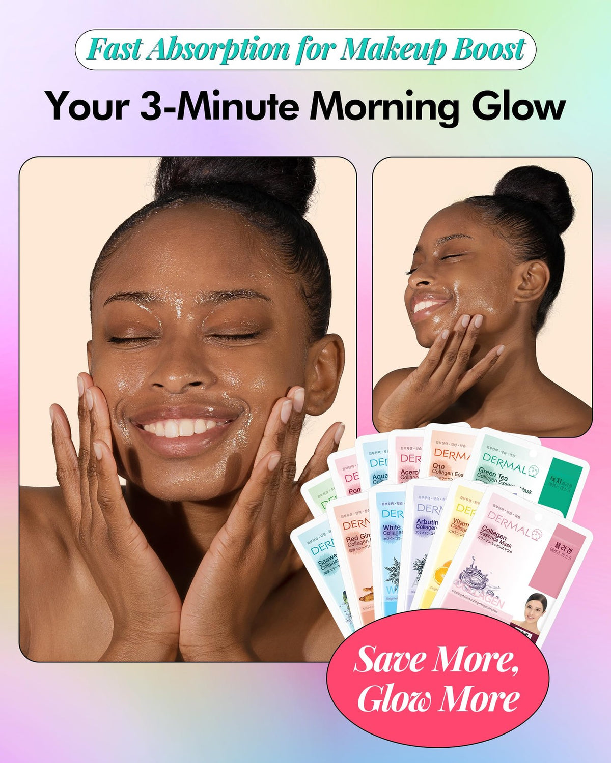 26-Pack Collagen Sheet Masks Variety Set