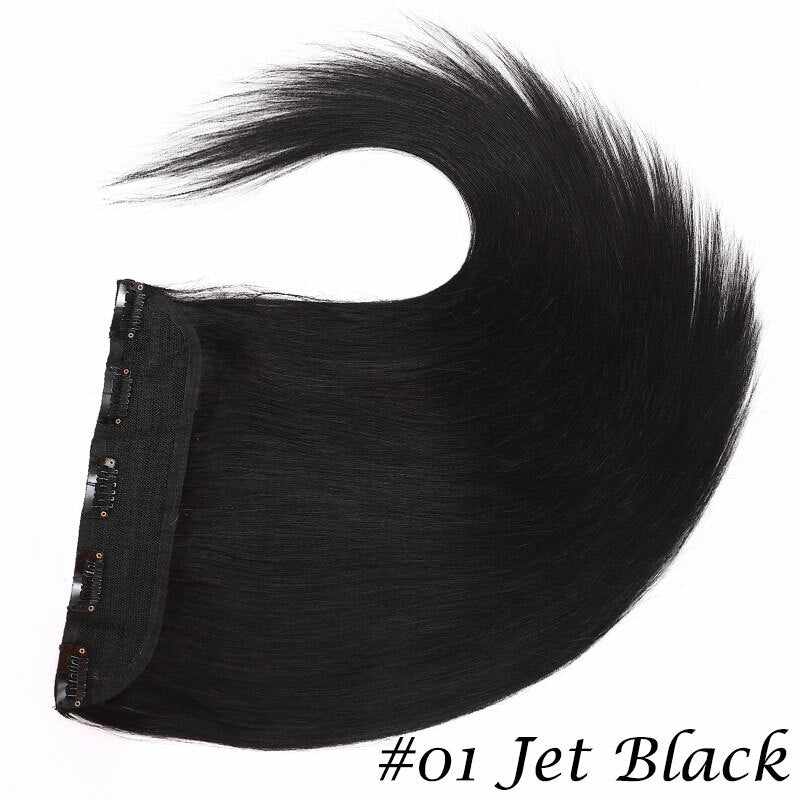 Remy Human Hair Extensions Clip-In Full Head Set - Natural & Highlight Colors