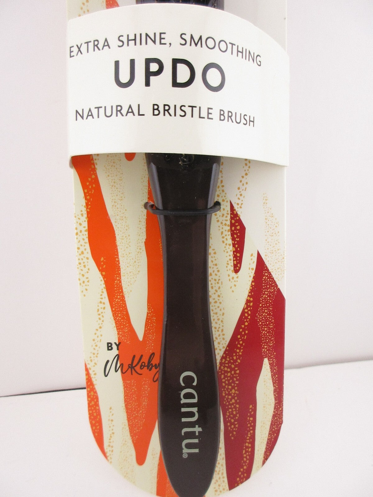 Natural Bristle Hair Brush for Updos - Brown, Cantu Style