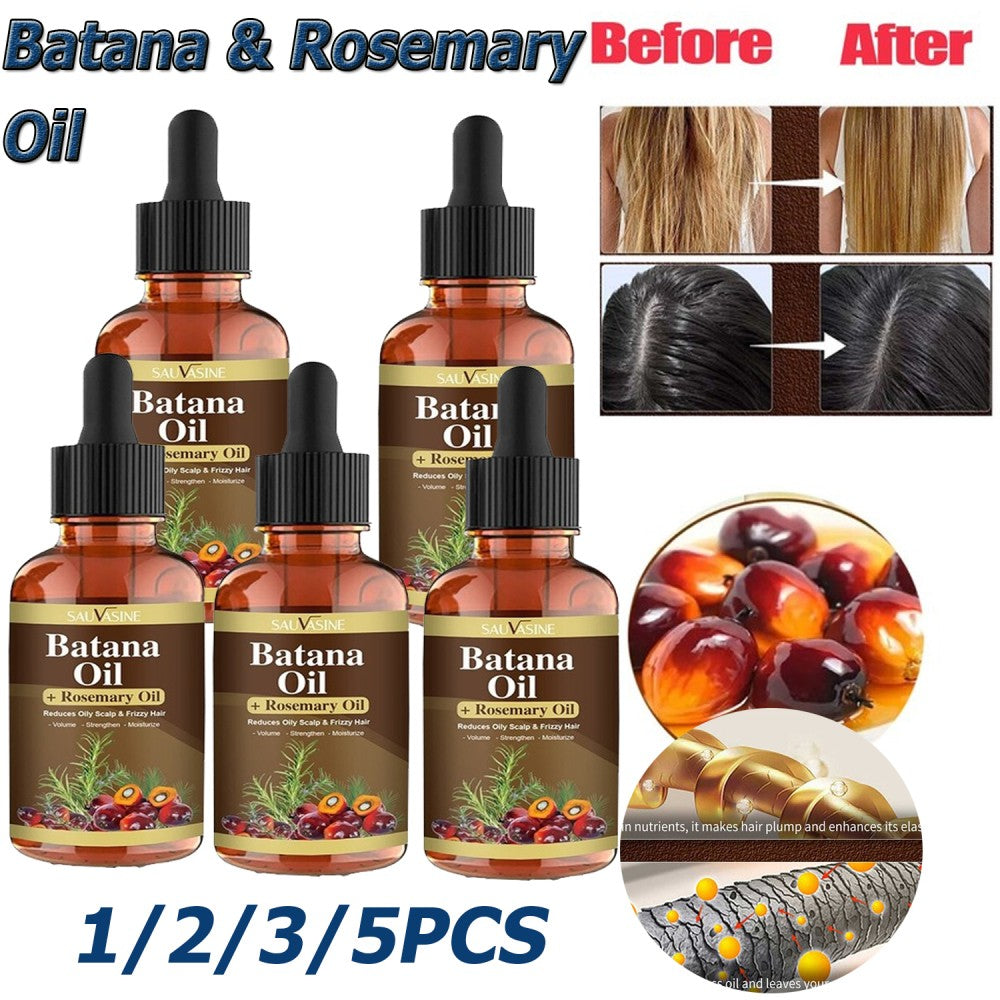 Batana & Rosemary Hair Oil – Nourishing Scalp Treatment 30ml
