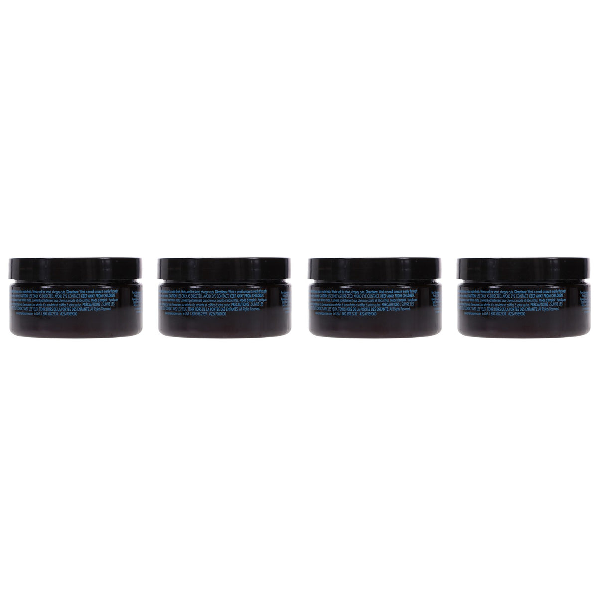 Hair Styling Fiber Pomade for Men - High Hold, Matte Finish, 3 oz, 4 Pack