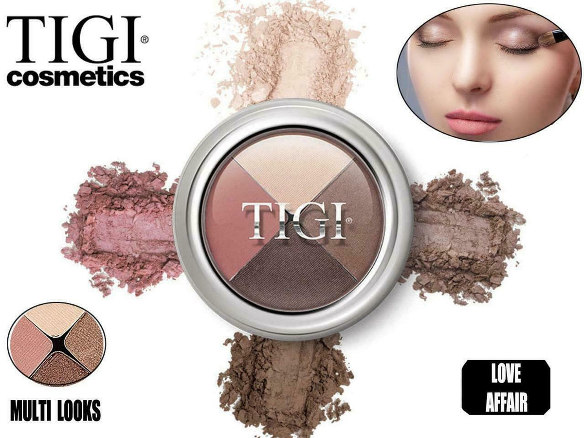 TIGI High Density Quad Eyeshadow Love Affair 0.32 oz (NWB) 5-Pack