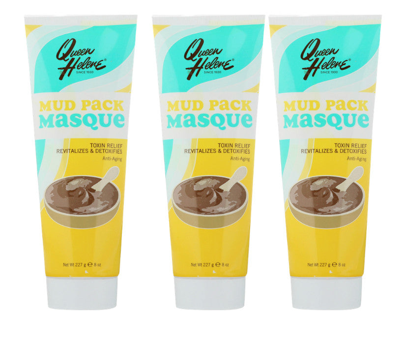 Mud Pack Masque Toxin Relief - 3x 8 oz Bottles