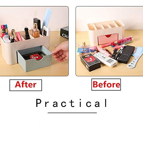 Large Capacity Makeup Organizer for Bathroom & Bedroom - Pink