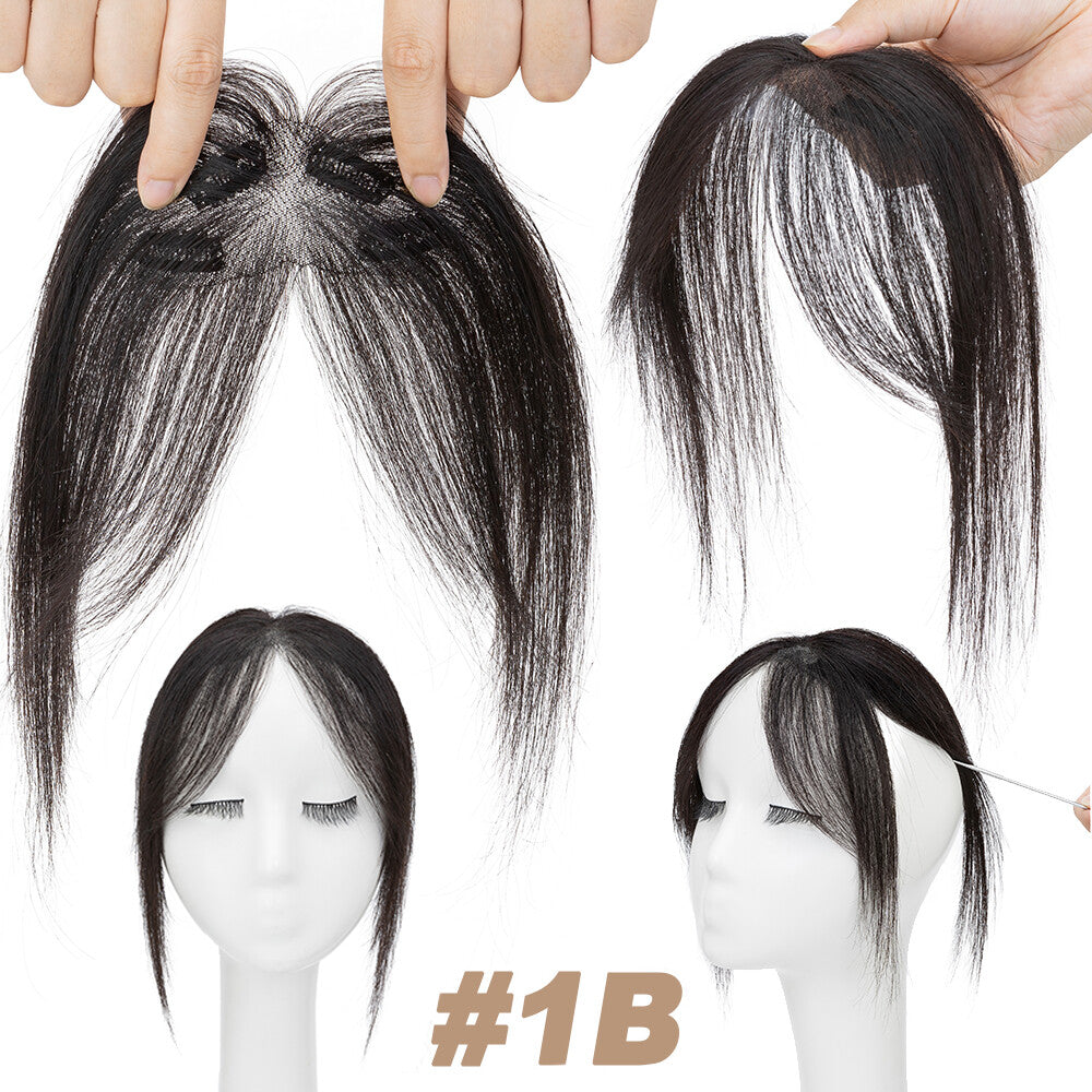 Clip-In Hair Fringes for Thick & Choppy Bangs - Remy Human Hair Extensions
