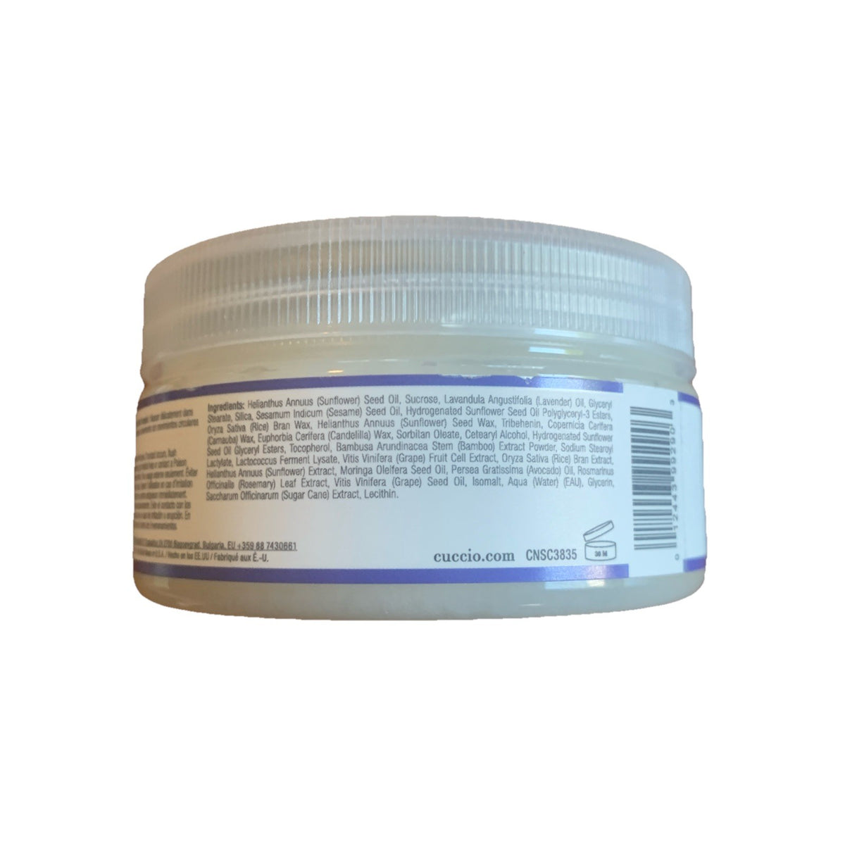 Cuccio Naturale Skin Prebiotic Body Scrub Pure lavender oil 8 oz