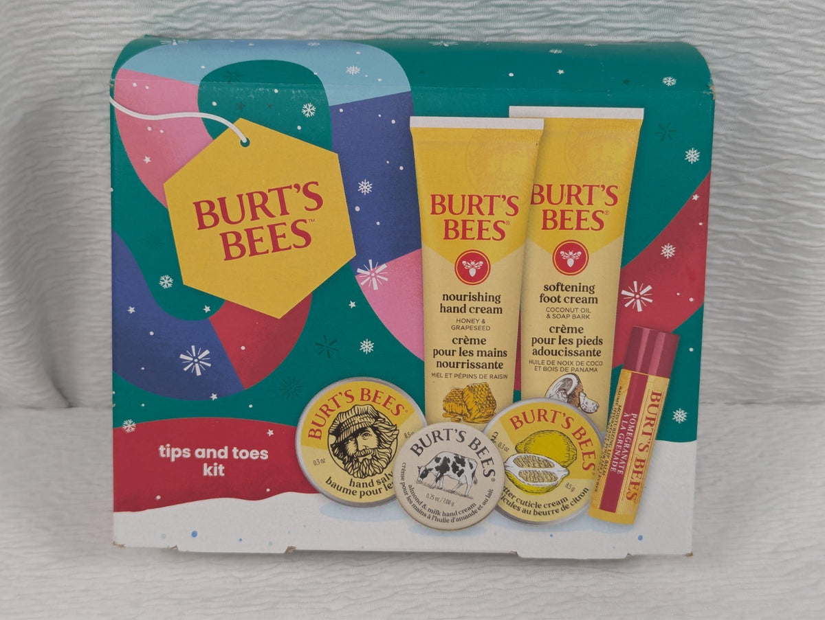 Burt’s Bees Tips and Toes Skincare Gift Set - Christmas Holiday