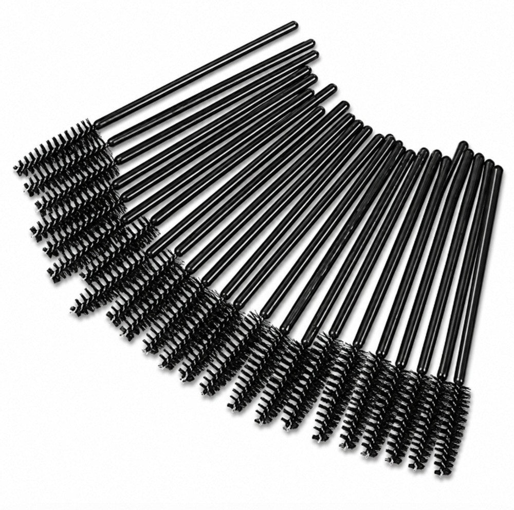 Disposable Mascara Wands Set - 100 Pcs Eyelash & Brow Applicators