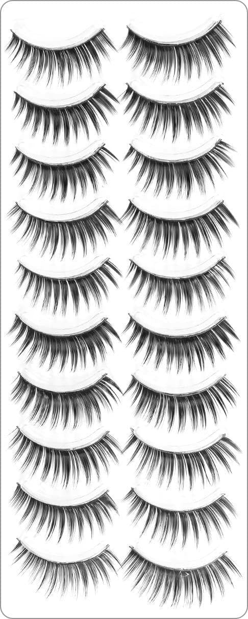 140 Pairs False Eyelash Bundle with 7 Styles for Dramatic & Natural Looks