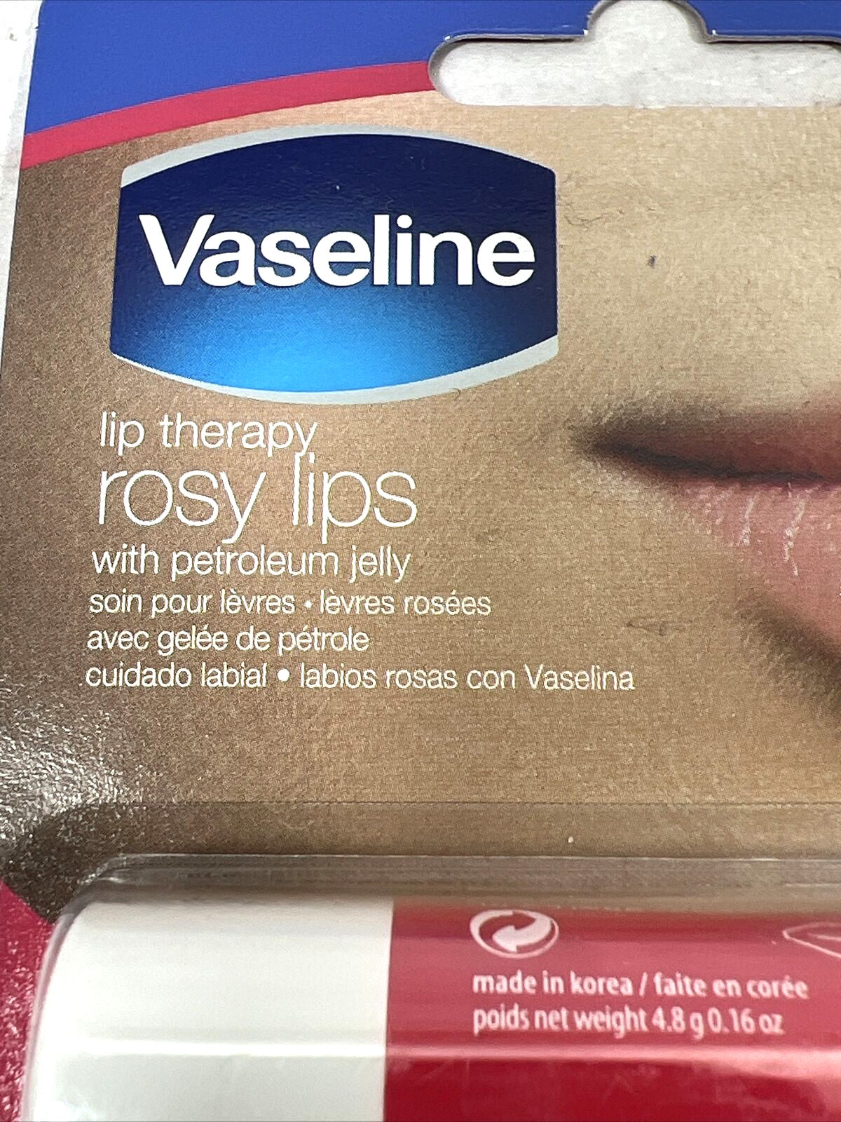 Vaseline Rosy Lips Lip Therapy Sticks Twin Pack - Tinted Lip Balm with Petroleum Jelly