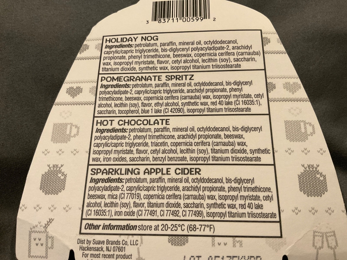 Chapstick Sparkling Cider Lip Balm Set - 4 Sealed Tubes .15 Oz