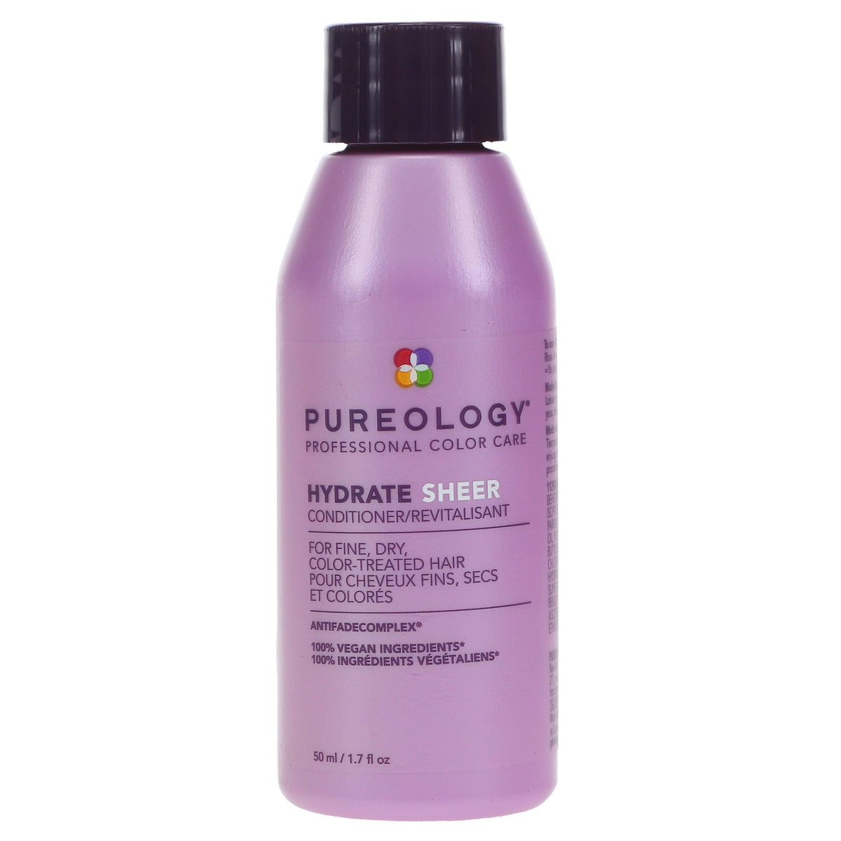 Pureology Hydrate Sheer Shampoo & Conditioner Set 1.7 oz Vegan Hair Care