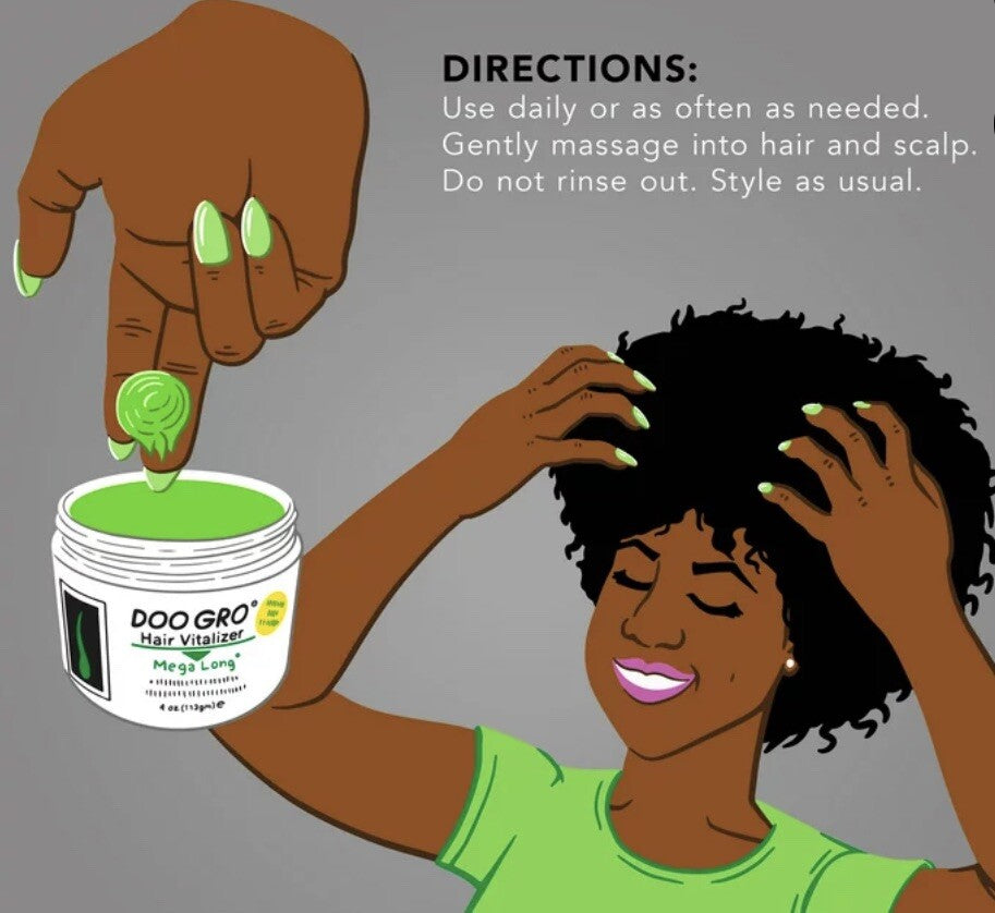 DOO GRO Hair Vitalizer Mega Long Helps Reduce Breakage, Allowing To