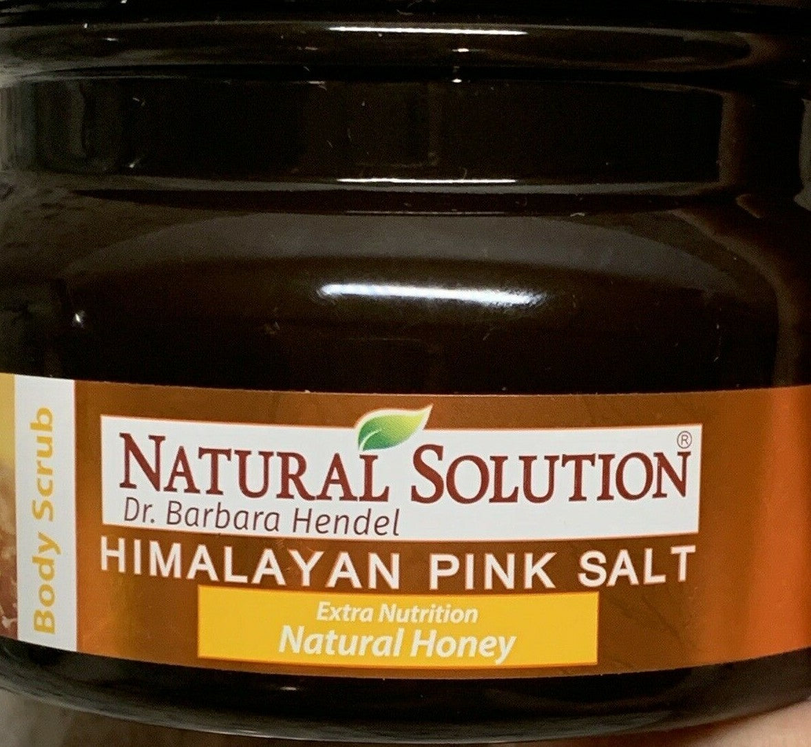 Natural Solution Himalayan Pink Salt Body Scrub with Honey 12.3oz