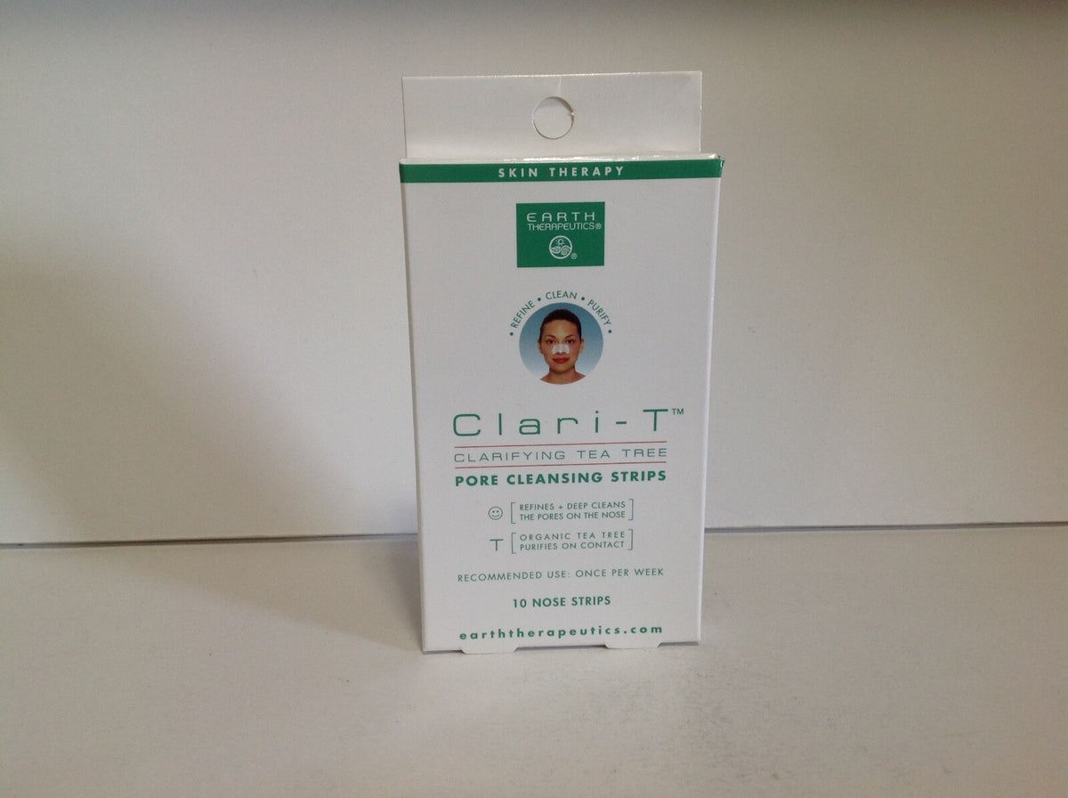 Organic Pore Cleansing Strips - Earth Therapeutics Clari-T 10 Count